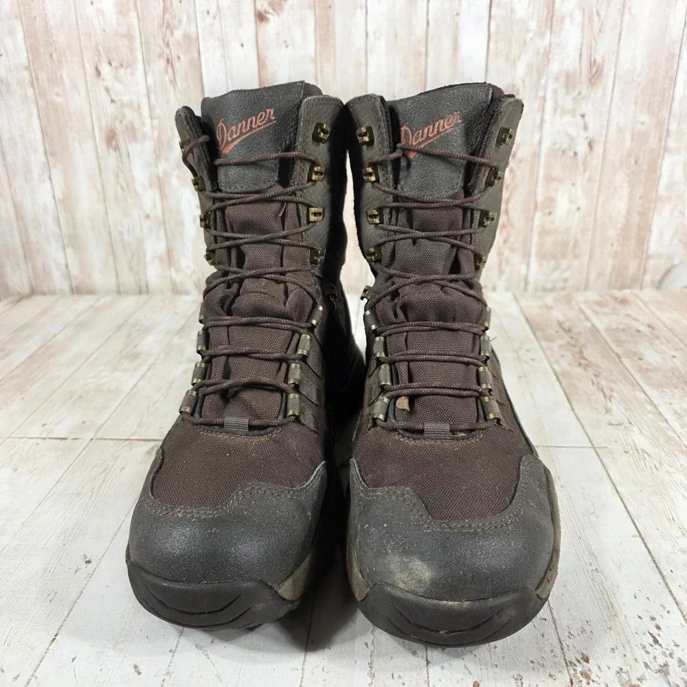 Danner Vital 8 Brown Waterproof Hunting Boots Mens 9.5 EE Wide 41550